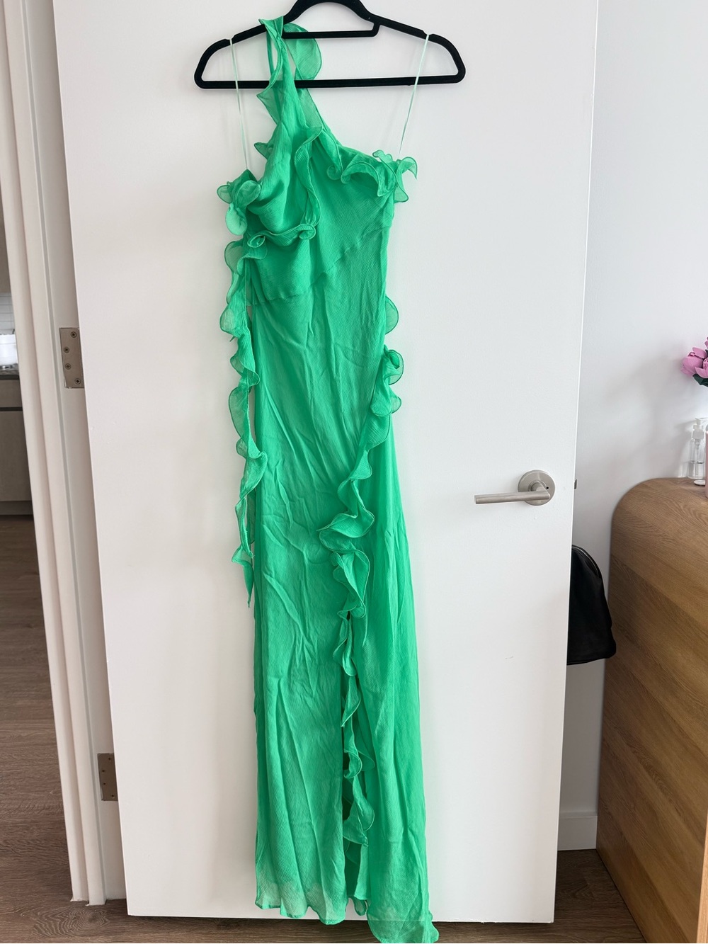 Mango Asymmetrical Ruffle Dress - Picture 4 of 6